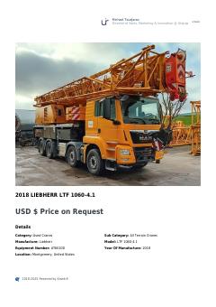 LIEBHERR LTM1060-4.1他まとめ売り LIEBHERR LTM1060 For Sale - 14 Listings | MachineryTrader.com