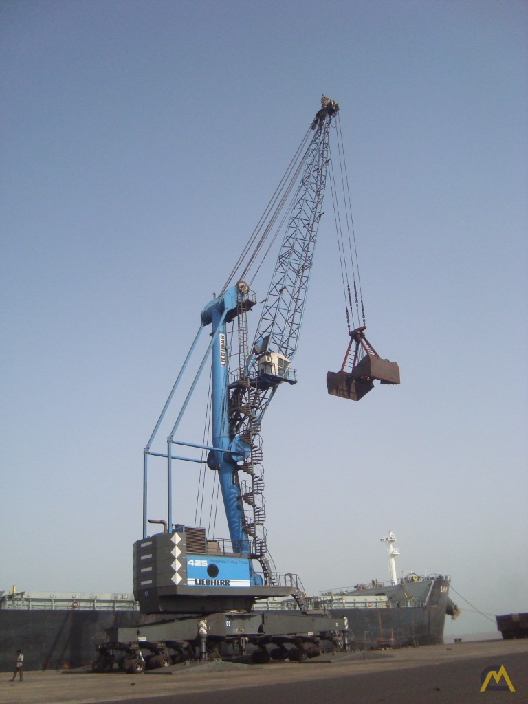 124t Liebherr LHM 420 Mobile Harbor Crane Harbour Cranes Maritime Port & Terminal Cargo Handling